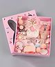 Syga Hair Clips & Rubber Bands Pack of 18 - Pink