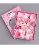 Syga Hair Clips & Rubber Bands Pack of 18 - Light Pink