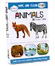 Kyds Play 4 in 1 Wipe & Clean Animals Flash Cards - 36 Cards 