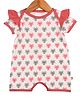Nino Bambino Frill Half Sleeves Octopus Printed Romper - White