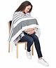 Lulamom Striped Nursing Shawl - Grey