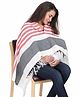 Lulamom Striped Nursing Shawl - Red