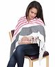 Lulamom Striped Nursing Shawl - Pink