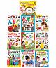 Complete Set for Nursery Pre-School Books Set of 10 Books - English & Hindi