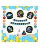 Untumble Space Theme Birthday Party Decoration Kit Multicolor - Pack of 58