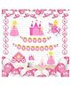 Untumble Royal Princesses Theme Birthday Kit Pink - Pack of 58
