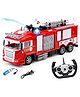 Fiddlerz 2.4 Ghz Remote Controlled Fire Brigade Rescue Toy Truck - Red