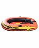 Intex Explorer Inflatable 300 Boat Set with Air Pump - Orange