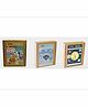 Kidoz Wooden Magnetic Fishing Game/ Planets Mobile And 3d Dino DIY Craft Fun Learning Kit Raw MDF - Multicolour