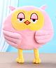 Toytales Owl Shaped Cushion - Pink