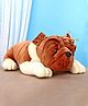 Toytales Bull Dog Soft Toy Brown - Length 87 cm