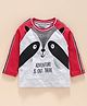 Babyoye Cotton Blend Full Sleeves Tee Fox Print - Grey