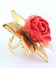 Pihoo Floral Ring - Red