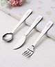 Babyhug Stainless Steel Cutlery Pack of 3 - Silver