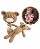 Babymoon Cap with Teddy Photo Props - Brown