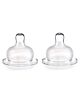 Babyhug Wide Neck Silicone Nipple Medium Flow - Pack of 2