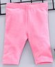 Fox Baby Full Length Solid Leggings - Pink
