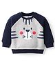 Babyoye Cotton Full Sleeves Sweatshirt Cat Print - Grey