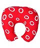 Babyhug Cotton Baby Pillow with Neck Support Circle Print - Red