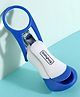 Babyhug Nail Clipper with Magnifier for Newborns & Toddlers  Blue | Safe | Precise | Zoom Lens | Gentle | Manicure | Pedicure