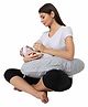 Nene Multipurpose Nursing Pillow Floral Print - Grey