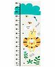 WENS Lion Height Measurement Removable Wall Sticker - Multicolor