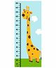 WENS Smiling Giraffe Height Measurement Removable Wall Sticker - Multicolor
