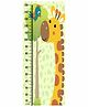 WENS Elephant Themed Removable Height Measurement Wall Sticker - Multicolour