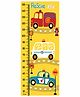 WENS Height Measurement Wall Sticker Vehicle Print - Yellow
