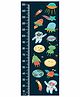 WENS Height Measurement Wall Sticker Space Print - Black