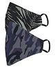 AKSHARA 2Ply Leaves & Camouflage Printed Pack Of 2 Mask - Multi Color