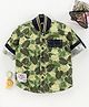 Babyhug Full Sleeves Shirt Leaf Print - Green