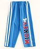 Bodycare Full Length Track Pant Mickey Print - Blue