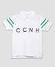 Cherry Crumble By Nitt Hyman Short Sleeves Ccnh Patch Sailor Polo T-Shirt - White