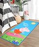 Saralhome Peppa Woven Digital Print Antiskid Yoga/Exercise Mat  Blue. 60cm x 130cm