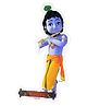 Sticker Bazaar Little Radha Krishna Cut Out (Color and Design may vary)