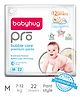 Babyhug Pro Bubble Care Premium Pant Style Diapers Medium (M) Size - 22 Pieces - New & Improved Superior Fit