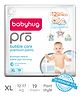 Babyhug Pro Bubble Care Premium Pant Style Diapers Extra Large (XL) Size - 19 Pieces - New & Improved Superior Fit
