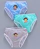 Red Rose Stripe Panties - Pack of 3 (Colour & Print May Vary)