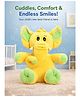 EDU KIDS TOYS Elephant Soft Toy Yellow Green - Height 37 cm