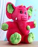 EDU KIDS TOYS Elephant Soft Toy Pink Green - Height 37 cm
