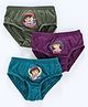 Red Rose Cotton Panties Dora Print Pack of 3 - Green Purple Blue
