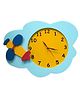 Kidoz Airplane Motif Clock