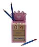 Kidoz Wooden Learning Calendar Princess - Pink