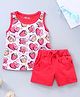 Eteenz Sleeveless Tee & Shorts Set - Red