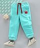 Babyhug Full Length Lounge Pant With Drawstring Crab Print  -  Blue