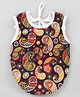 Superbottoms Bib With Crumb Catcher  Warli Design - Multicolour