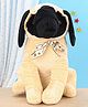 Stuffysoft Puppy Soft Toy Cream - Height 34 cm