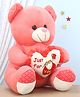 Stuffysoft Teddy Bear Soft Toy Pink - Height 38 cm