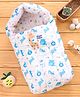 Mee Mee Hooded Carry Nest with Giraffe Patch - Blue